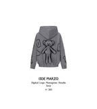 13DE MARZO Digital Logo Monogram Hoodie