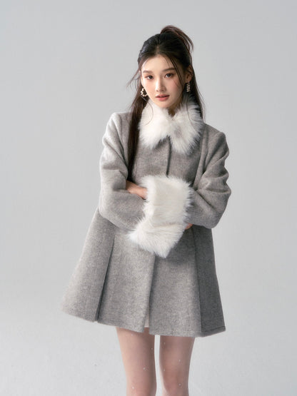 Lafreedom Snow White Midi Coat(2color)