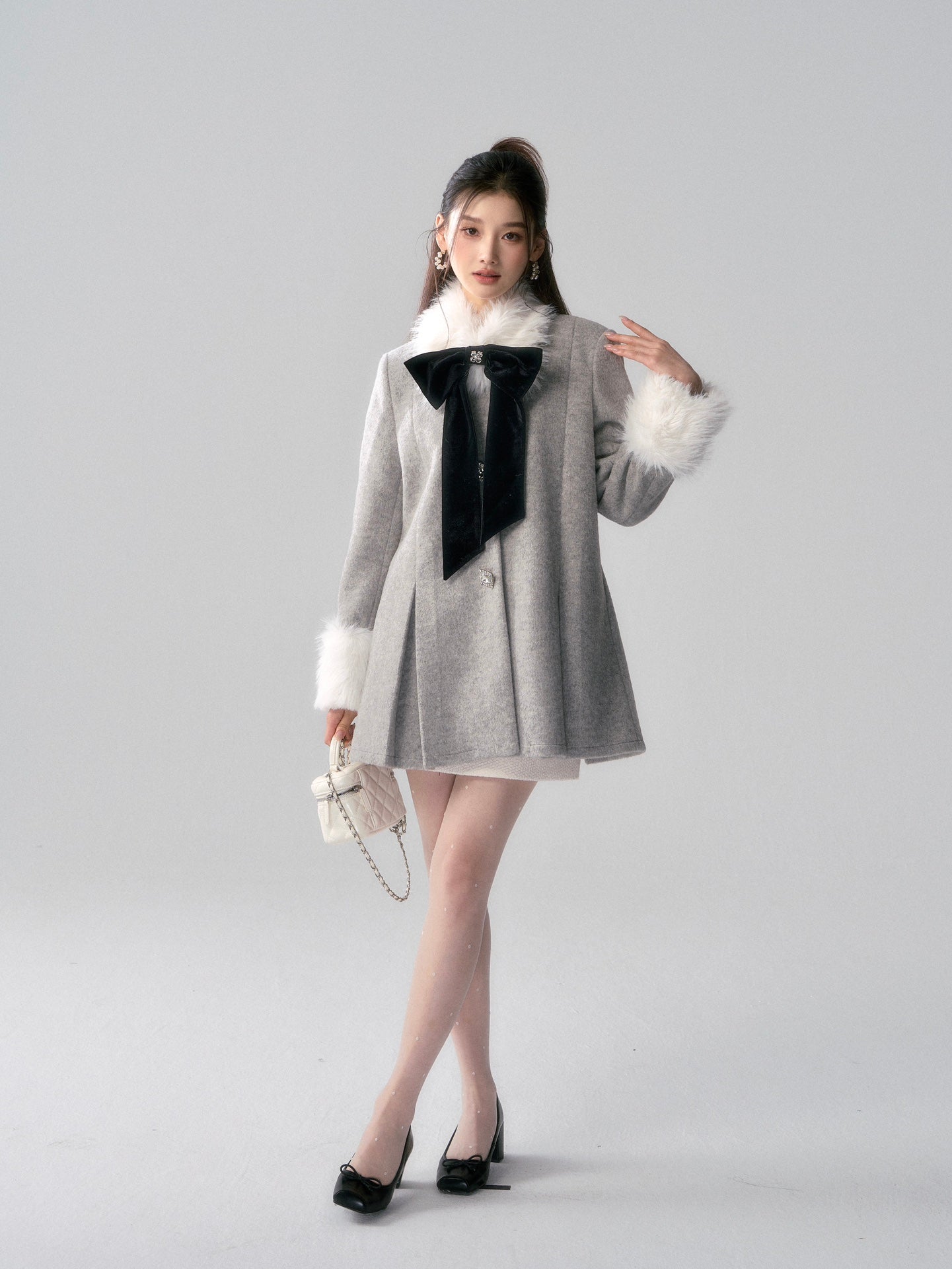 Lafreedom Snow White Midi Coat(2color)