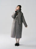 Lafreedom Diamante Button Max Coat(2color)