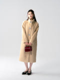 Lafreedom Diamante Button Max Coat(2color)