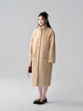 Lafreedom Diamante Button Max Coat(2color)