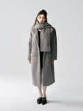 Lafreedom Diamante Button Max Coat(2color)