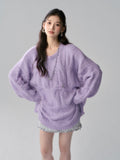 Lafreedom LAF341005 Feather Oversize Sweater(3color)