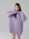 Lafreedom LAF341005 Feather Oversize Sweater(3color)