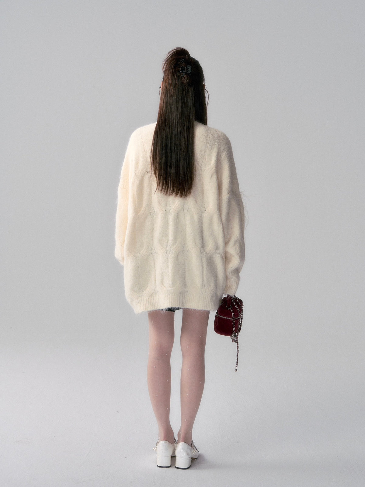 Lafreedom LAF341005 Feather Oversize Sweater(3color)