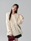 Lafreedom LAF341005 Feather Oversize Sweater(3color)