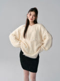 Lafreedom LAF341005 Feather Oversize Sweater(3color)