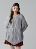 Lafreedom LAF341005 Feather Oversize Sweater(3color)