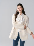 Lafreedom LAF341026 White Tweed Jacket