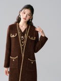 Lafreedom LAC341024 Golden Brown Coat & Vest