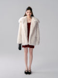 Lafreedom LAC341023 Diamante Fur Coat(2color)