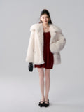 Lafreedom LAC341023 Diamante Fur Coat(2color)