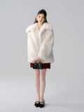 Lafreedom LAC341023 Diamante Fur Coat(2color)