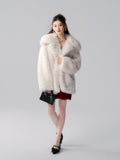 Lafreedom LAC341023 Diamante Fur Coat(2color)