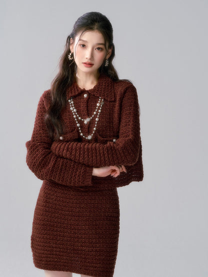 Lafreedom LAF341022 Knit Set -Red