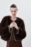 LJOS Diamonte Brown Fur Coat