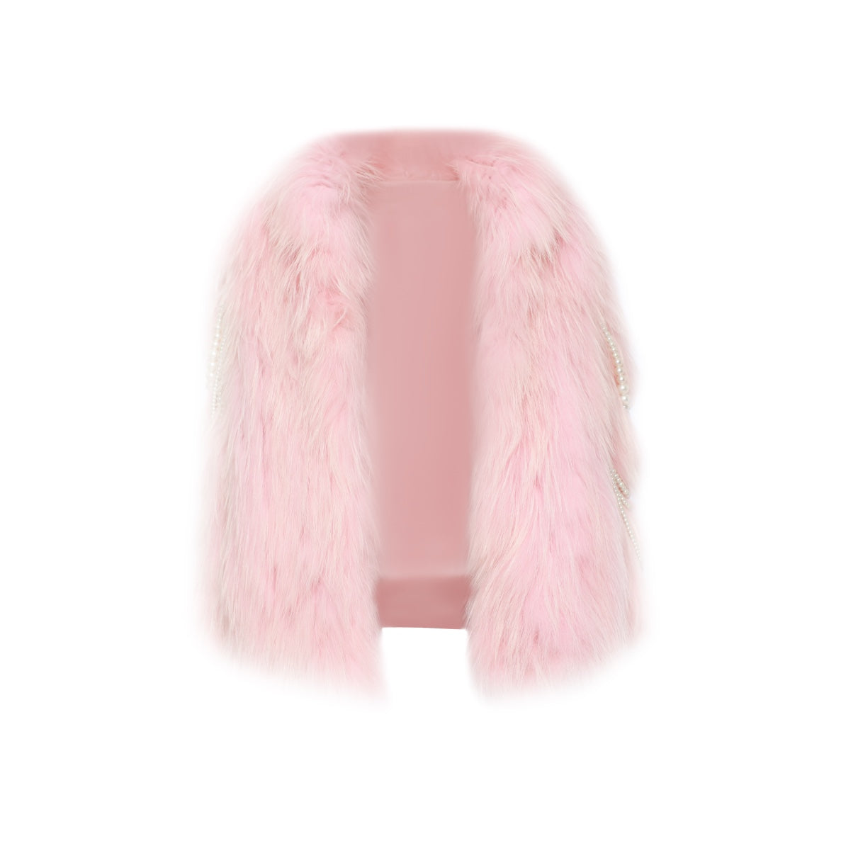 Mimi Plange Pink Fur Coat