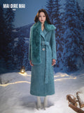 MAIDIREMAI MDM244MI1229 Velvet Maxi Coat