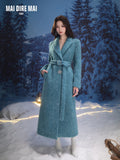 MAIDIREMAI MDM244MI1229 Velvet Maxi Coat