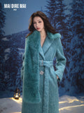 MAIDIREMAI MDM244MI1229 Velvet Maxi Coat