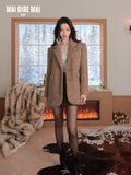 MAIDIREMAI MDM244MI1226 Brown Wool Coat