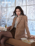 MAIDIREMAI MDM244MI1226 Brown Wool Coat