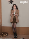 MAIDIREMAI MDM244MI1226 Brown Wool Coat