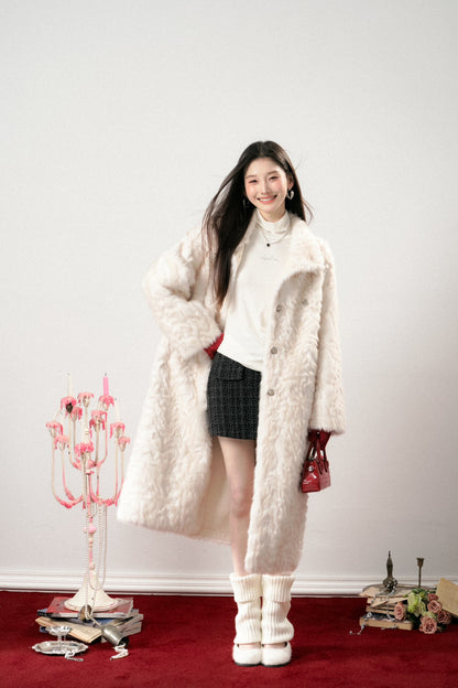 Lafreedom LAF341110 Snow Fur Maxi Coat