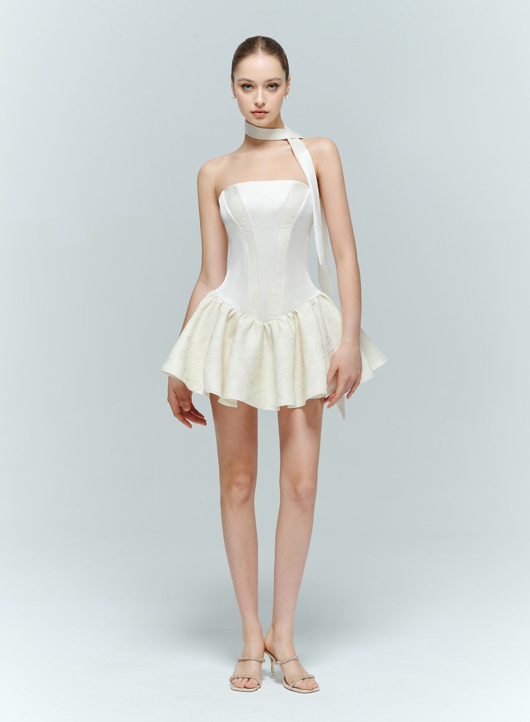 Artel Retro AR-24AW-D003 Strapless fishbone puffy skirt (2color)