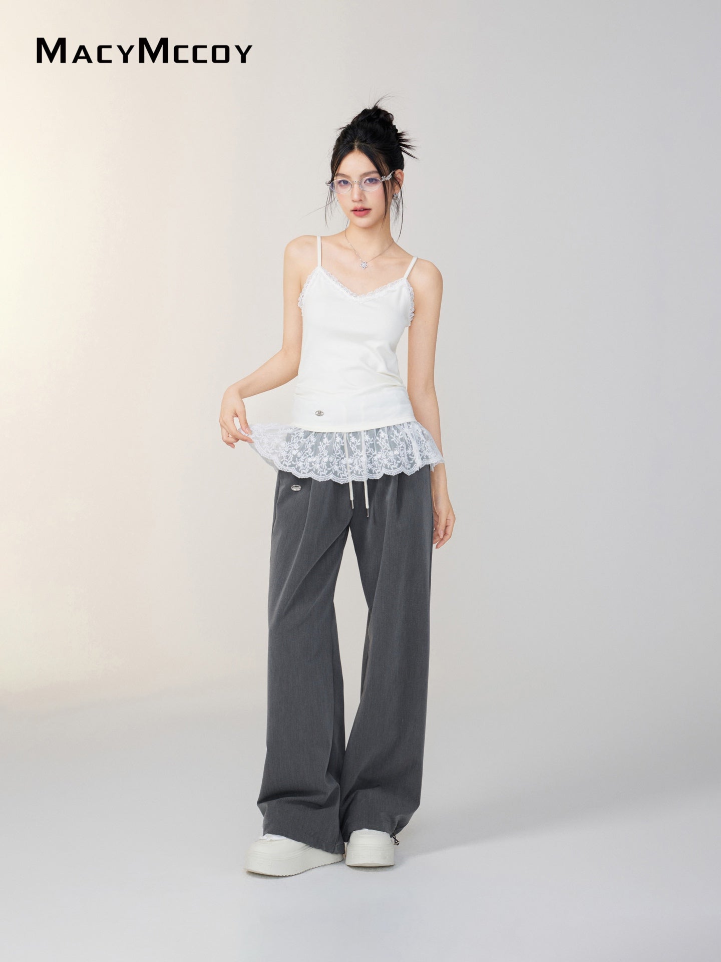MacyMccoy MMC2025036 Straight Pants(2color)