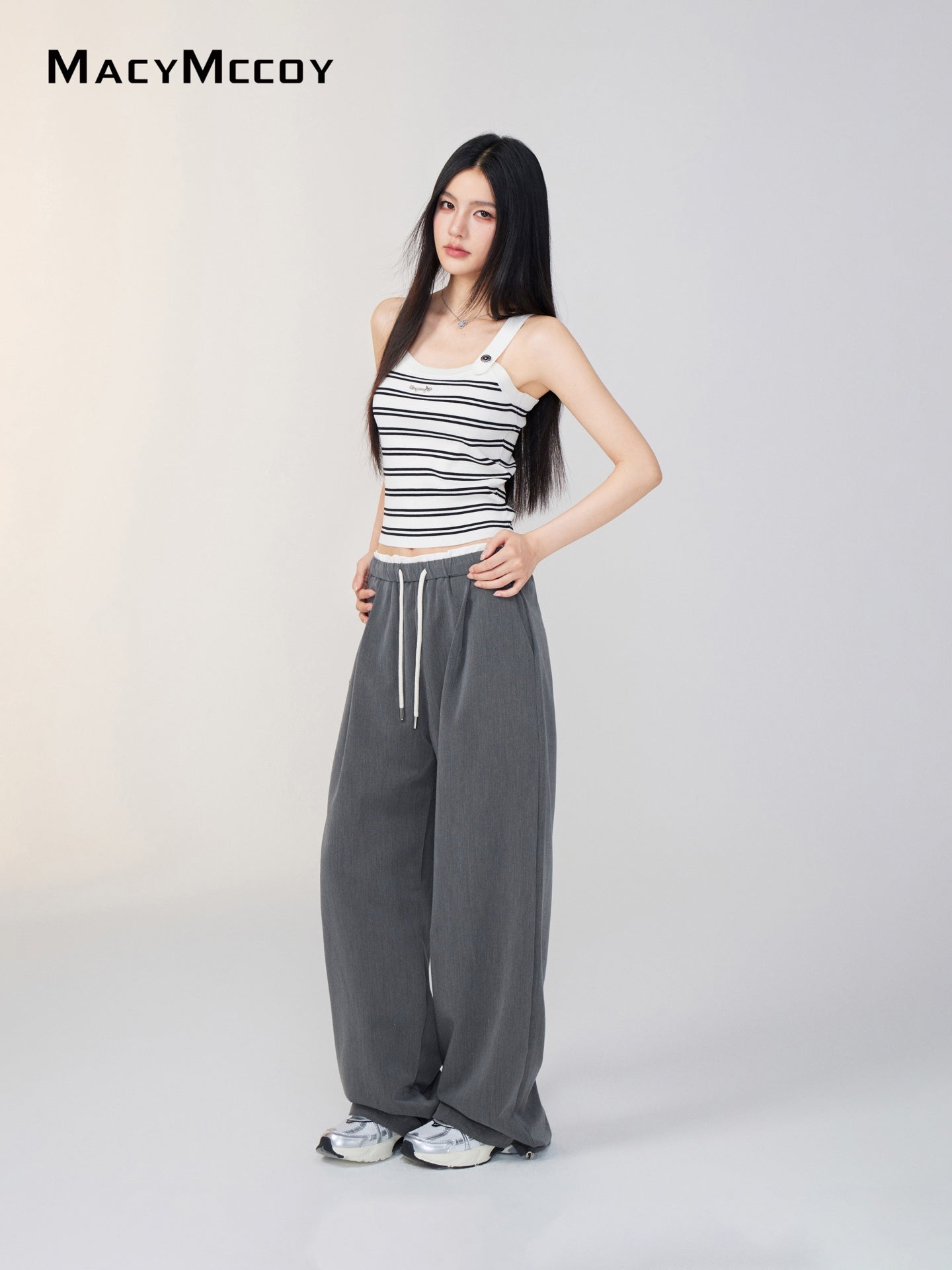 MacyMccoy MMC2025036 Straight Pants(2color)
