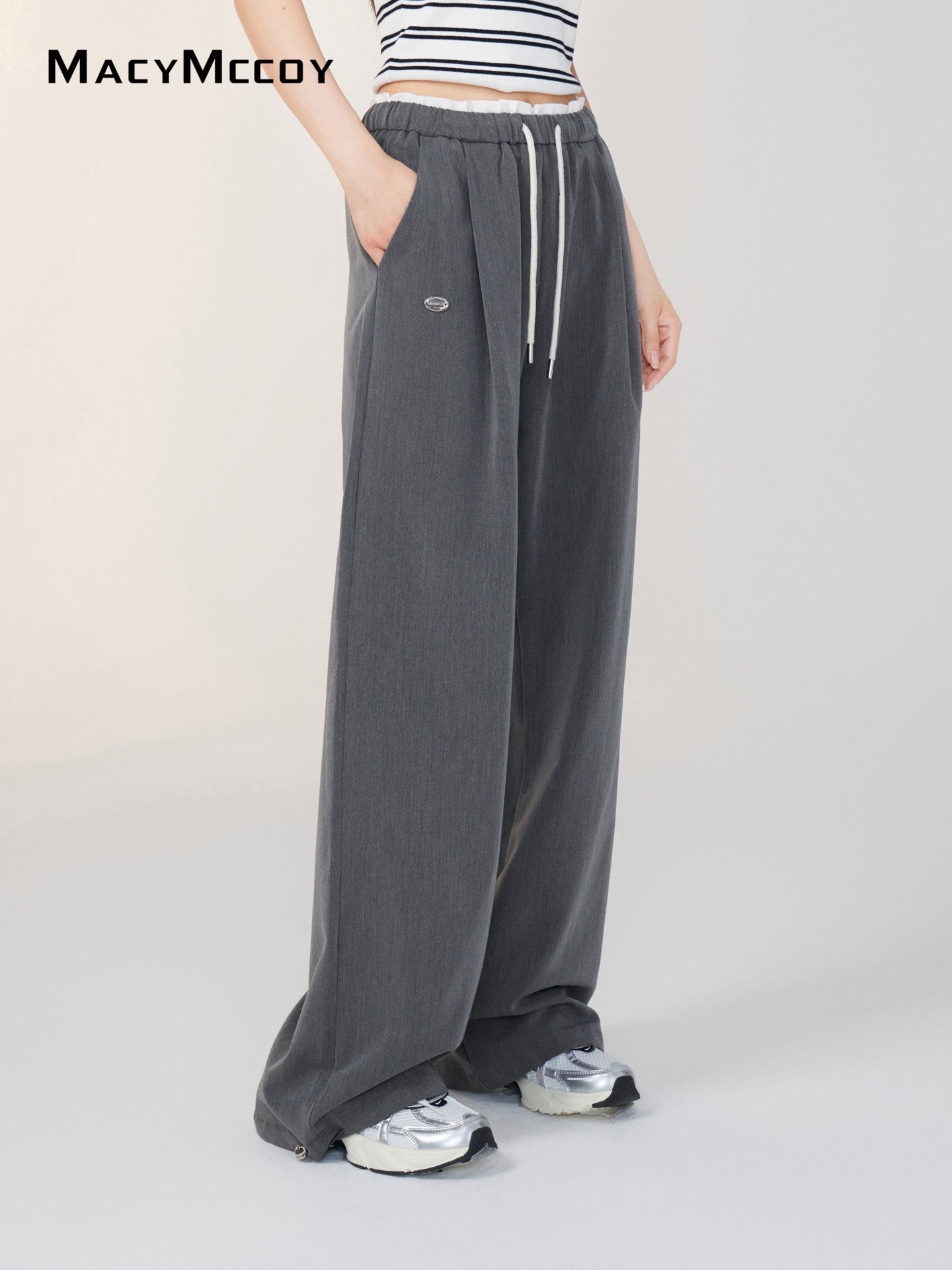 MacyMccoy MMC2025036 Straight Pants(2color)