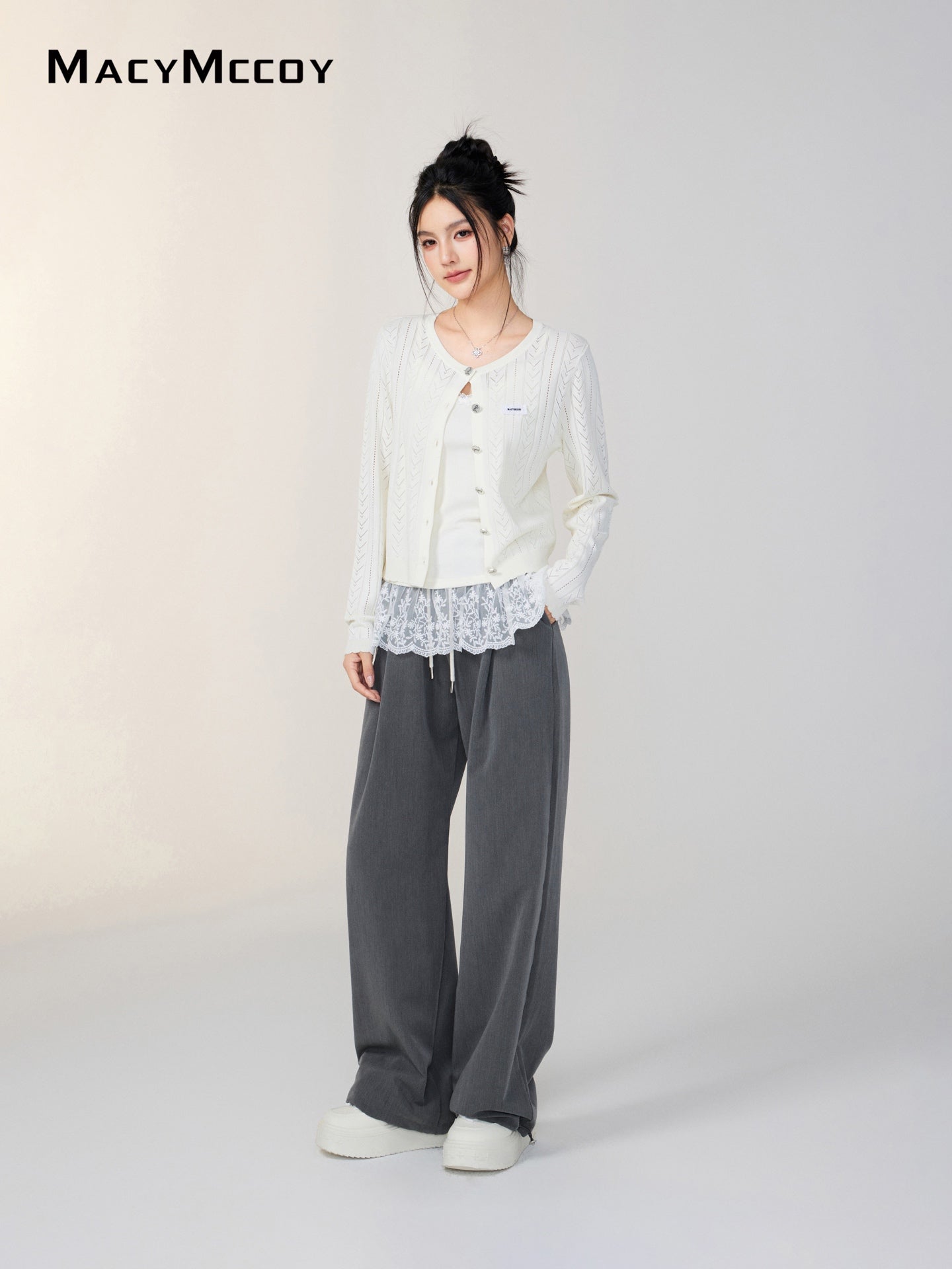 MacyMccoy MMC2025036 Straight Pants(2color)
