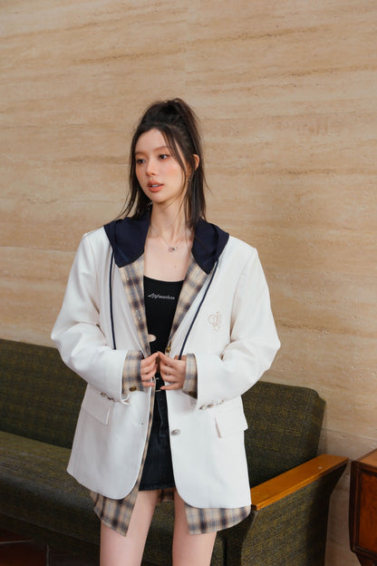 LAFREEDOM SALE LAC330917 Detachable Blazer(white)