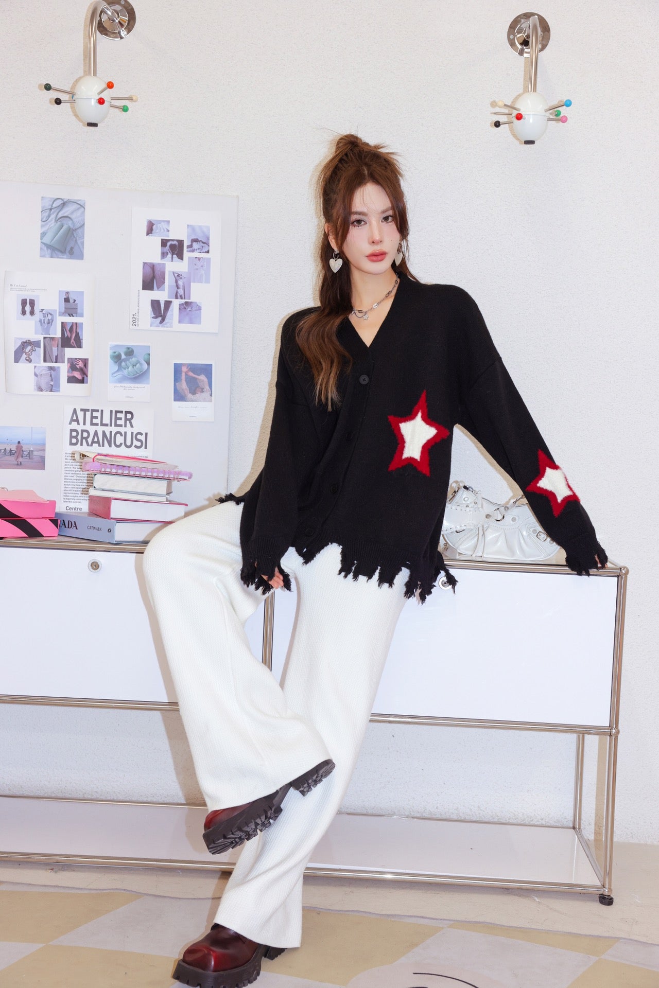 LAFREEDOM SALE LAC330103 Star Sweater