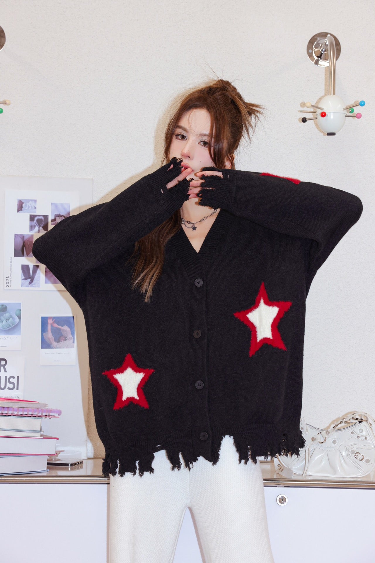 LAFREEDOM SALE LAC330103 Star Sweater