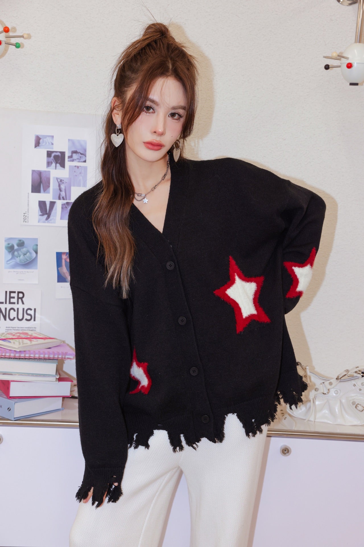 LAFREEDOM SALE LAC330103 Star Sweater
