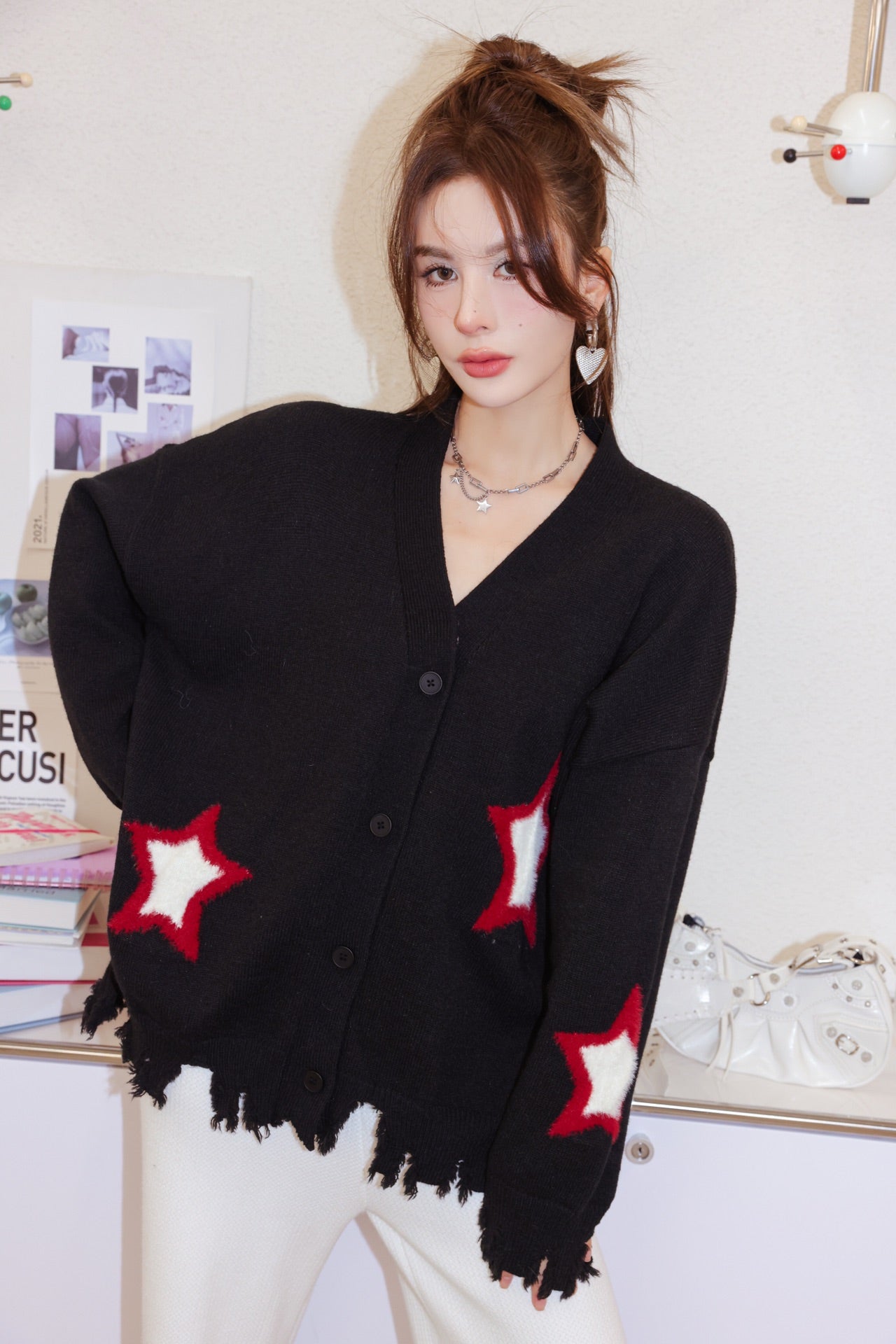 LAFREEDOM SALE LAC330103 Star Sweater