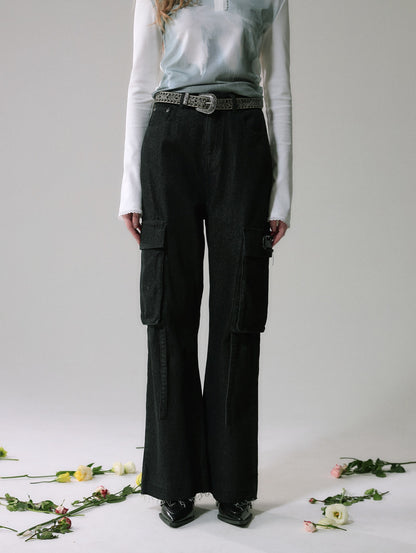 Lafreedom SALE LAF340304 Casual and minimalist workwear straight leg jeans