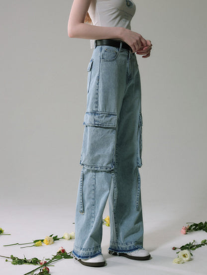 Lafreedom SALE LAF340304 Casual and minimalist workwear straight leg jeans