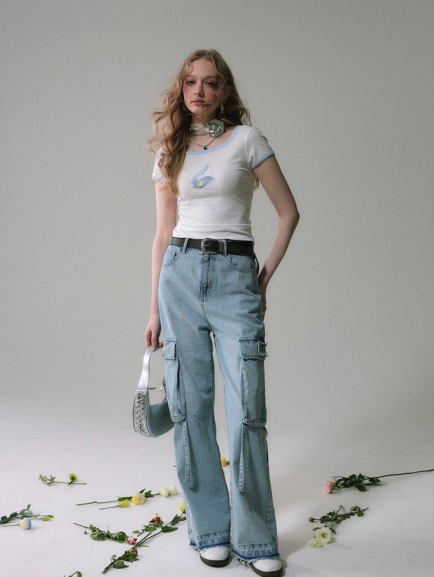 Lafreedom SALE LAF340304 Casual and minimalist workwear straight leg jeans