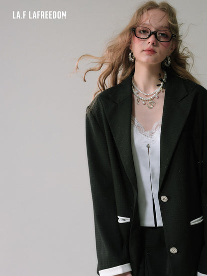 Lafreedom SALE LAF340217 Minimalist sparkling patchwork jacket