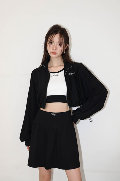Lafreedom SALE LAF330413 Sports style embroidered set (black)