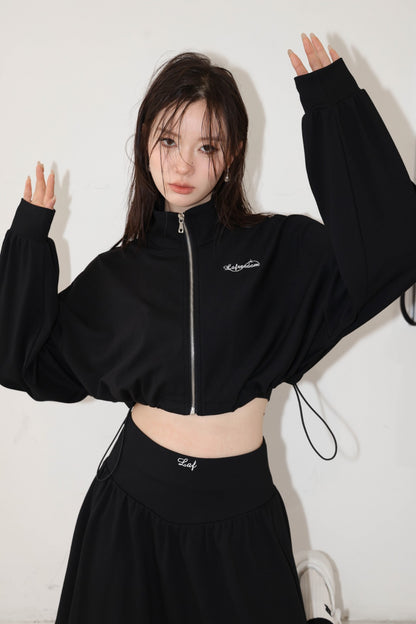 Lafreedom SALE LAF330413 Sports style embroidered set (black)