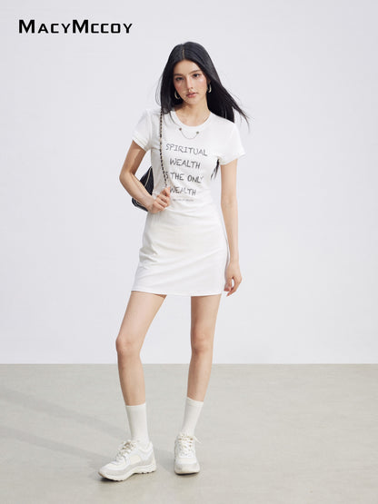 MacyMccoy MMC2026097 Chain Link Dress(2color)