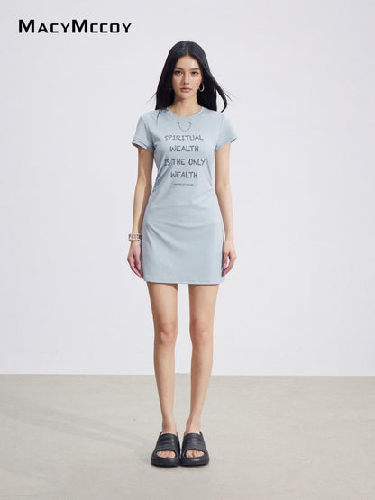 MacyMccoy MMC2026097 Chain Link Dress(2color)