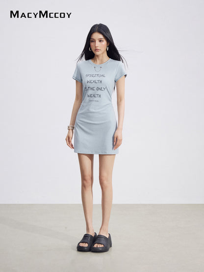 MacyMccoy MMC2026097 Chain Link Dress(2color)