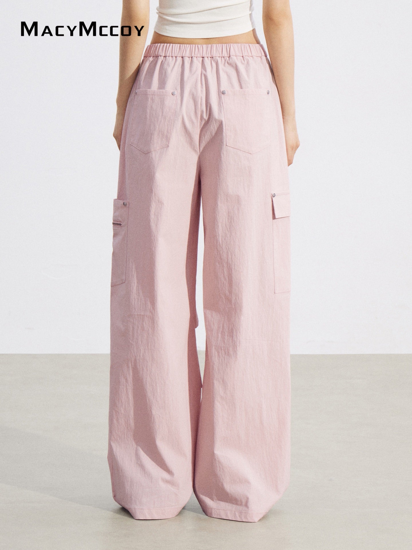 MacyMccoy MMC2026095 Pocket Cargo Pants(2color)