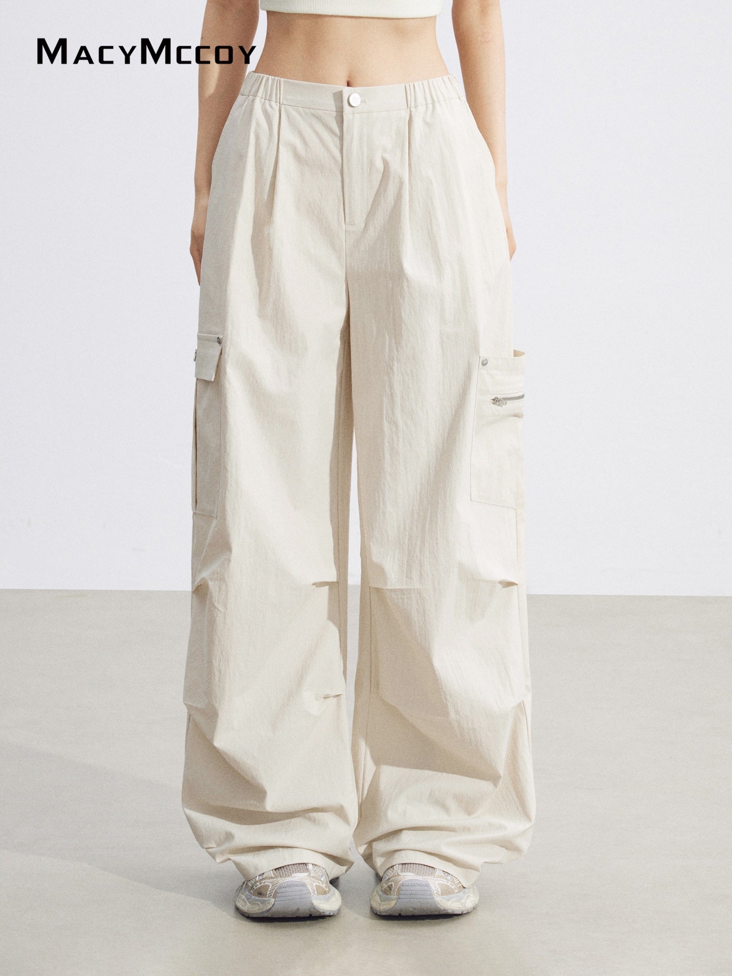 MacyMccoy MMC2026095 Pocket Cargo Pants(2color)